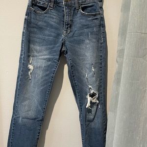 Straight leg jeans